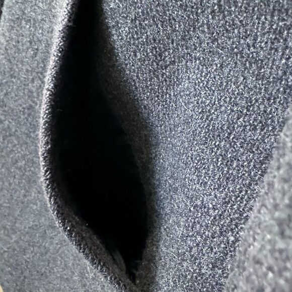 Mario De Pinto MDP Vintage Dark Gray Wool Blend Double Breasted Pea Coat Size L - Picture 14 of 16